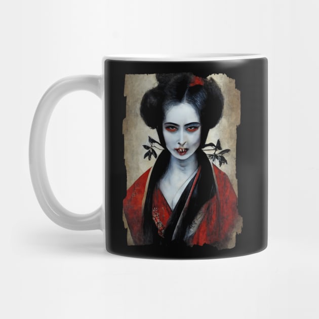 Vampire Geisha Portrait by TMBTM